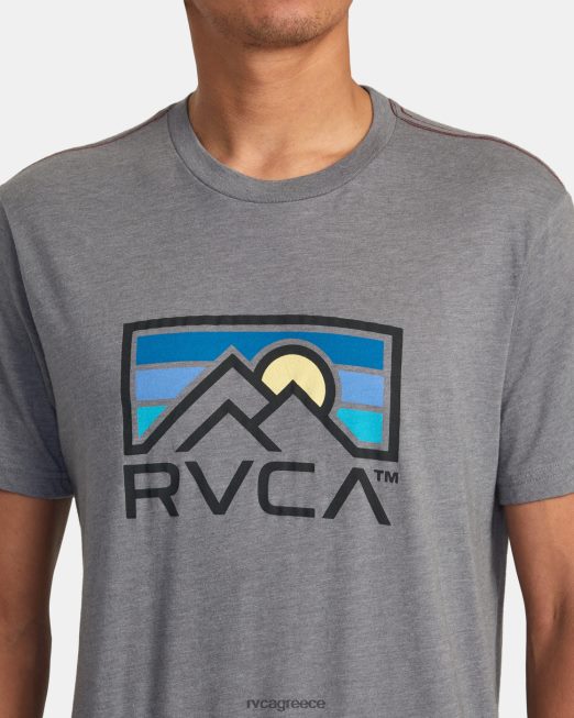 R422N8142 horizon ind tee RVCA άνδρες καπνός είδη ένδυσης