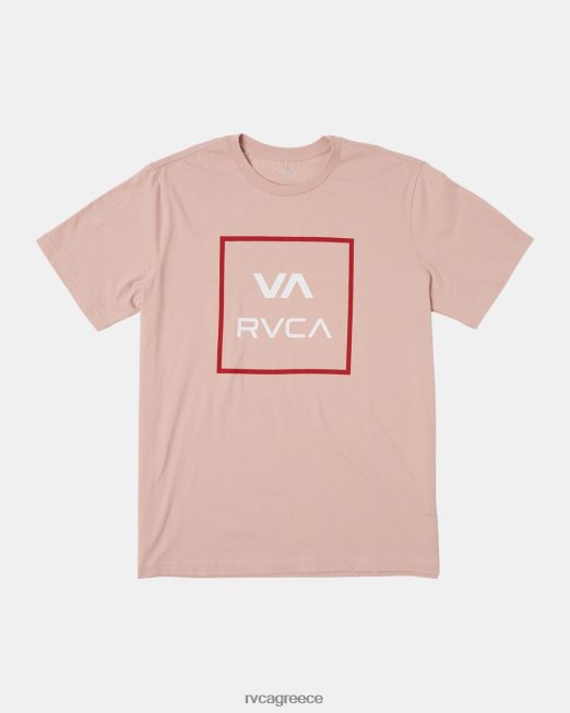 R422N8166 va κοντομάνικο μπλουζάκι RVCA άνδρες απαλό μοβ είδη ένδυσης