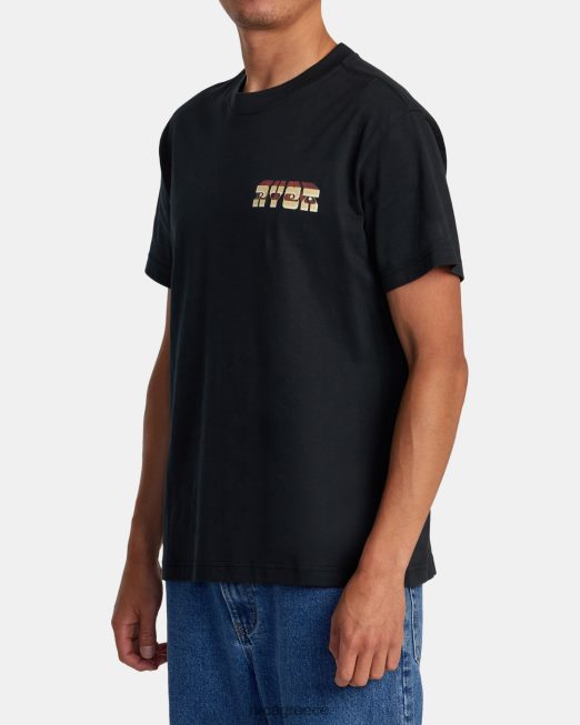R422N8168 martin ander portal tee RVCA άνδρες μαύρος είδη ένδυσης