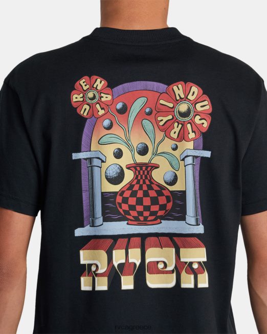 R422N8168 martin ander portal tee RVCA άνδρες μαύρος είδη ένδυσης