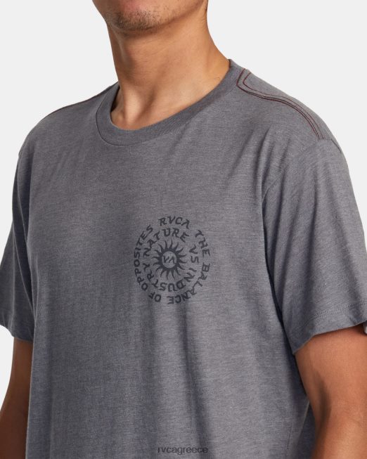R422N816 μπλουζάκι ύπνωσης RVCA άνδρες καπνός είδη ένδυσης