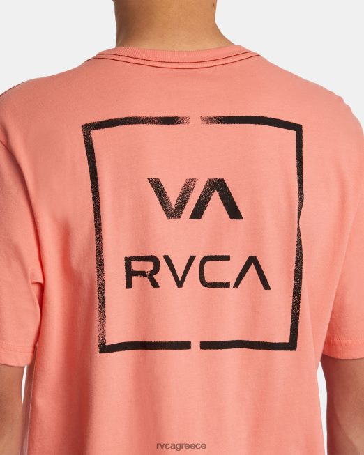 R422N8174 va all the way tee RVCA άνδρες vintage σολομός είδη ένδυσης