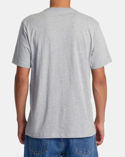 R422N8176 κουτί ισορροπίας κοντομάνικο μπλουζάκι RVCA άνδρες αθλητικό ρείκι είδη ένδυσης