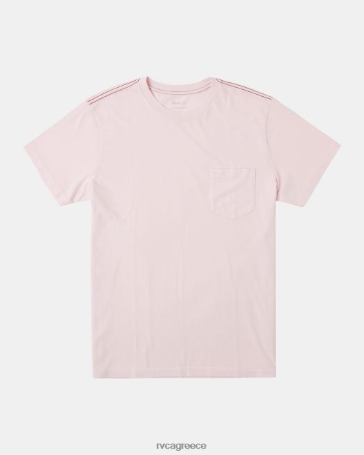 R422N8180 ptc ii pigment tee RVCA άνδρες ανοιχτό ροζ είδη ένδυσης