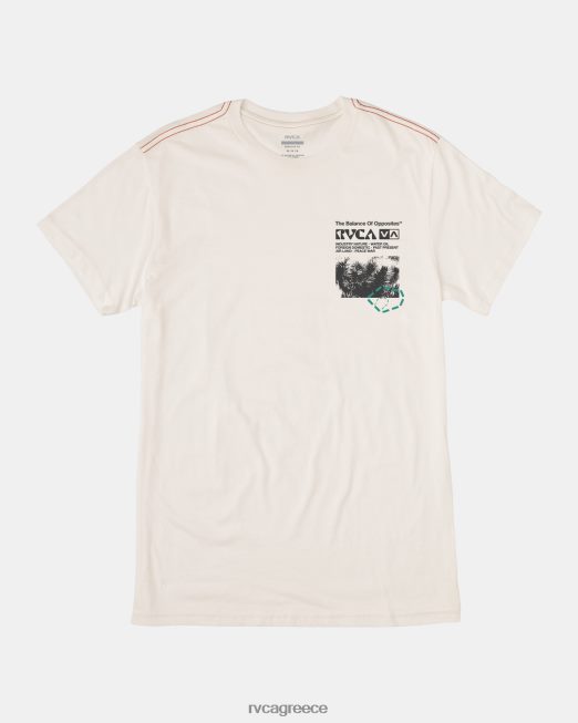 R422N8183 tee εθνοβοτονίας RVCA άνδρες αντίκα λευκό είδη ένδυσης