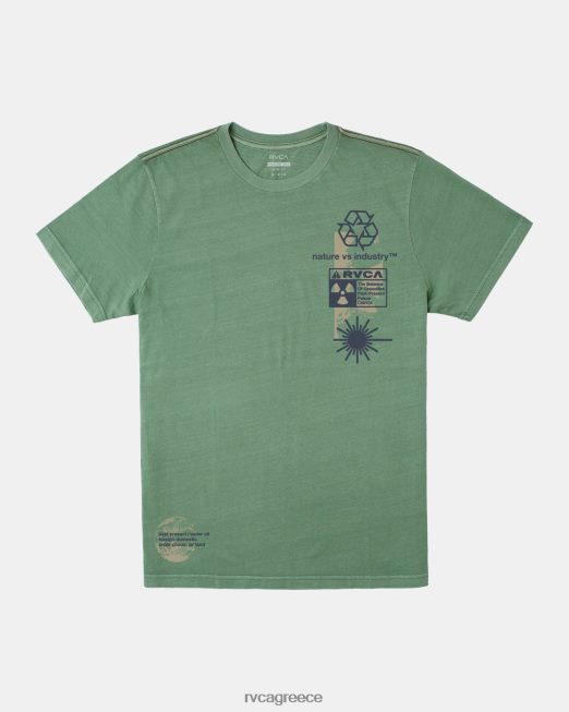 R422N8188 infografik μπλουζάκι RVCA άνδρες αληθοφάνεια είδη ένδυσης