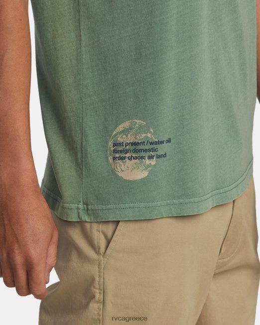 R422N8188 infografik μπλουζάκι RVCA άνδρες αληθοφάνεια είδη ένδυσης