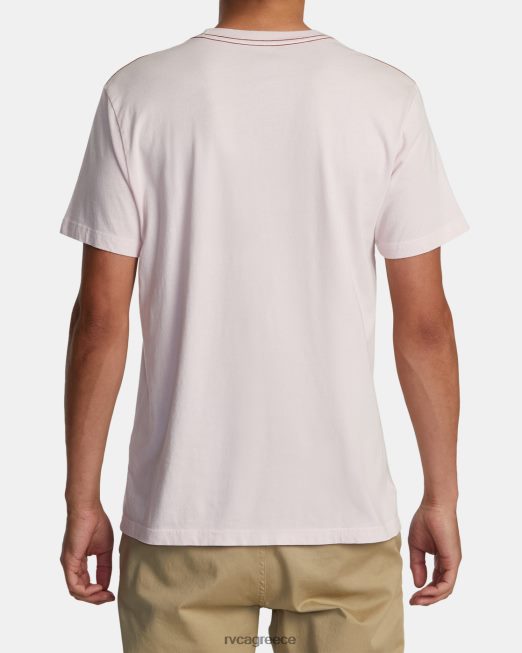 R422N818 μπλουζάκι ρύθμισης RVCA άνδρες ανοιχτό ροζ είδη ένδυσης