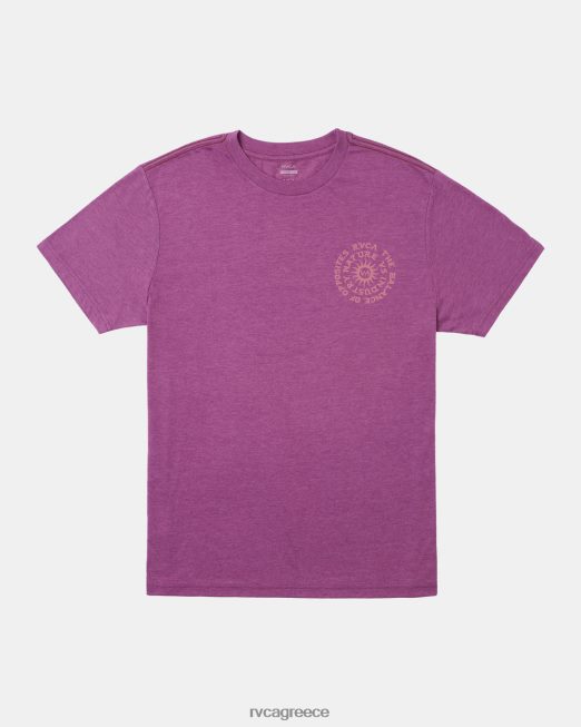 R422N81 μπλουζάκι ύπνωσης RVCA άνδρες ανοιχτό μωβ είδη ένδυσης