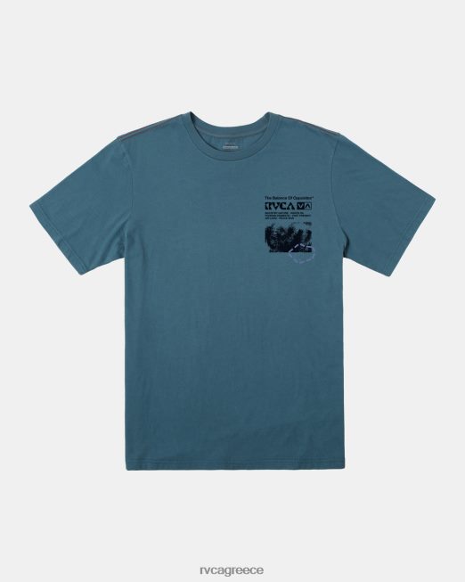 R422N8203 tee εθνοβοτονίας RVCA άνδρες μπλε πάπιας είδη ένδυσης