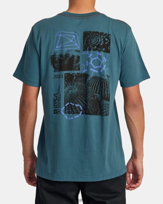 R422N8203 tee εθνοβοτονίας RVCA άνδρες μπλε πάπιας είδη ένδυσης