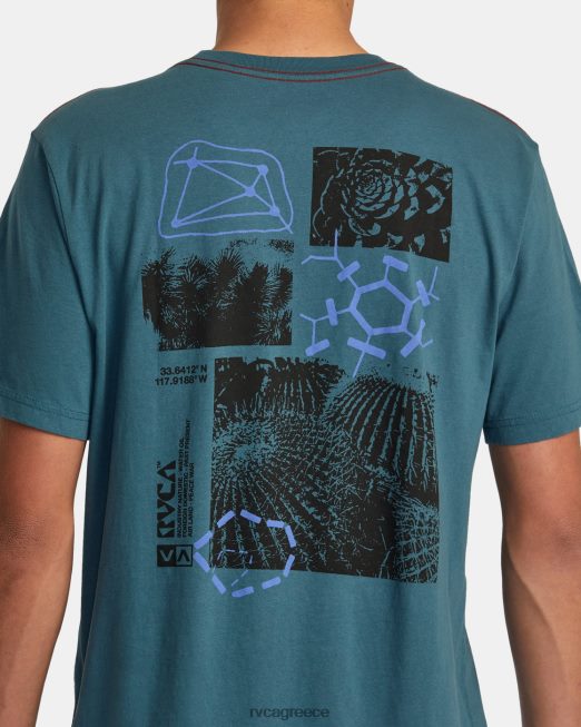 R422N8203 tee εθνοβοτονίας RVCA άνδρες μπλε πάπιας είδη ένδυσης