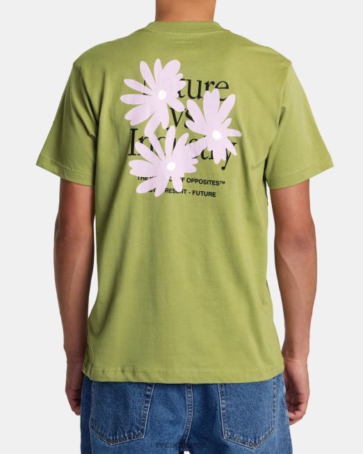 R422N8206 κάλυμμα εδάφους RVCA άνδρες αβοκάντο είδη ένδυσης