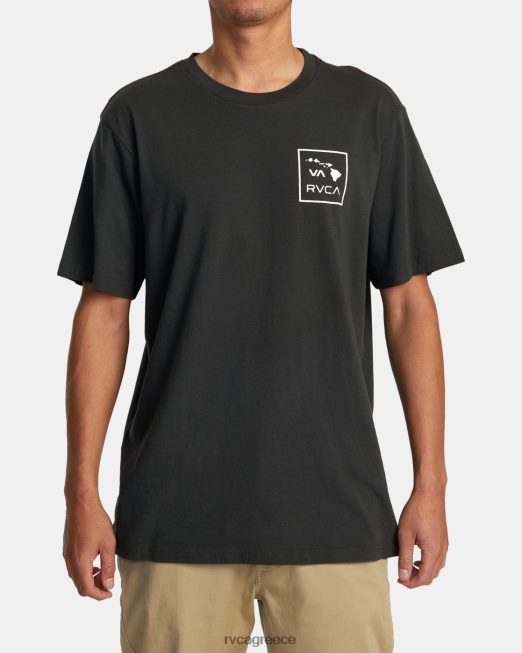 R422N8261 Χαβάη va fins tee RVCA άνδρες πειρατικό μαύρο είδη ένδυσης