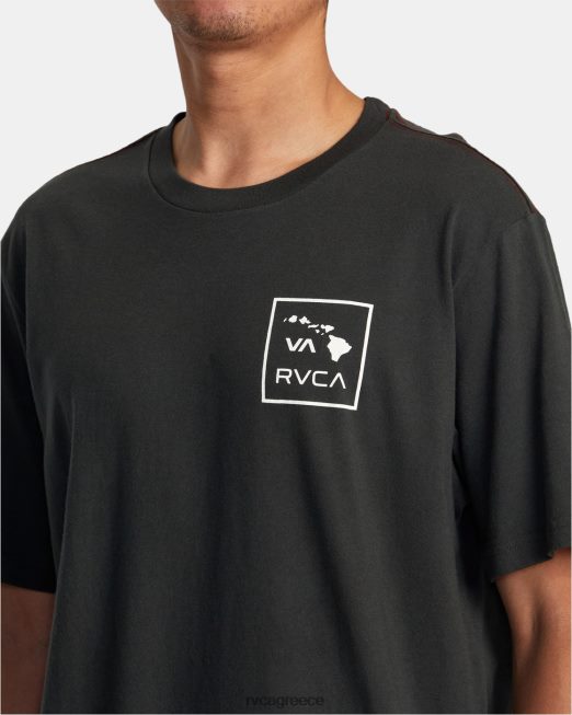 R422N8261 Χαβάη va fins tee RVCA άνδρες πειρατικό μαύρο είδη ένδυσης