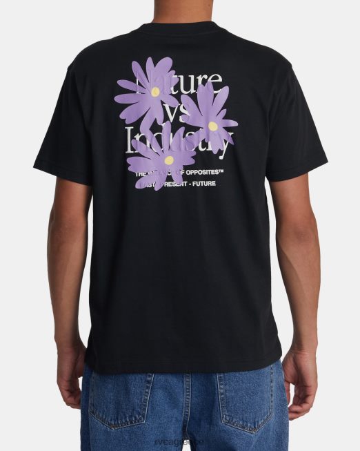 R422N8271 κάλυμμα εδάφους RVCA άνδρες μαύρος είδη ένδυσης