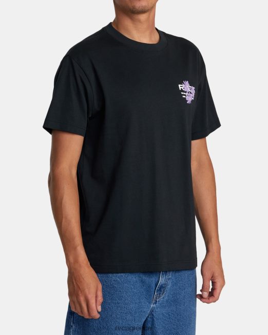 R422N8271 κάλυμμα εδάφους RVCA άνδρες μαύρος είδη ένδυσης