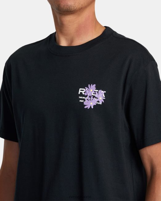 R422N8271 κάλυμμα εδάφους RVCA άνδρες μαύρος είδη ένδυσης