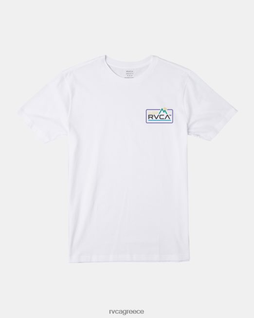 R422N829 παντός εδάφους μπλουζάκι RVCA άνδρες άσπρο είδη ένδυσης