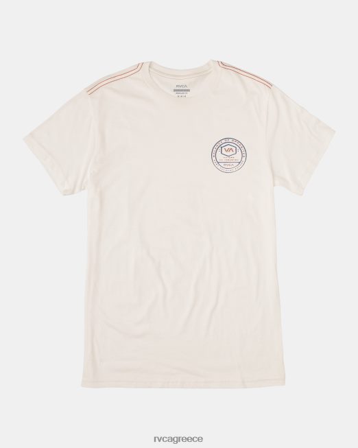 R422N838 τσάντα μπλουζάκι RVCA άνδρες αντίκα λευκό είδη ένδυσης