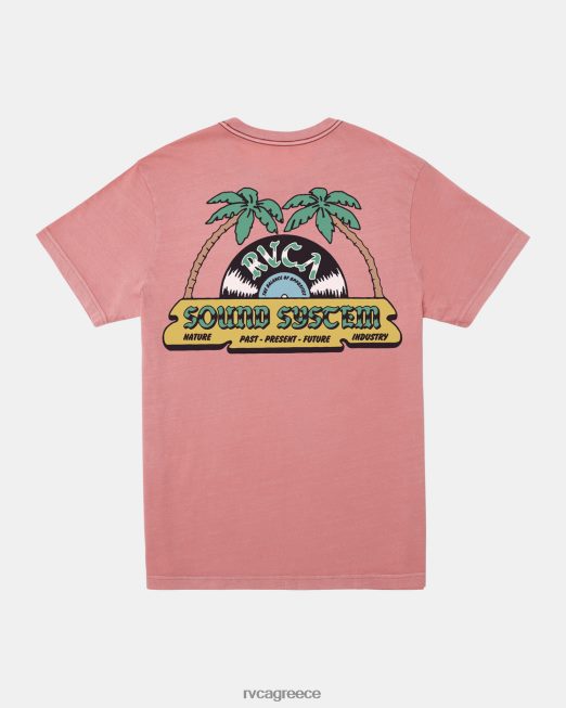 R422N8417 t-shirt χορού RVCA άνδρες φοινικόπτερος είδη ένδυσης