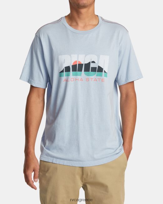 R422N843 aloha state tee RVCA άνδρες deja blue είδη ένδυσης