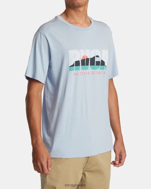 R422N843 aloha state tee RVCA άνδρες deja blue είδη ένδυσης