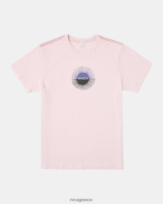 R422N847 μπλουζάκι για έκλειψη ηλίου RVCA άνδρες ανοιχτό ροζ είδη ένδυσης