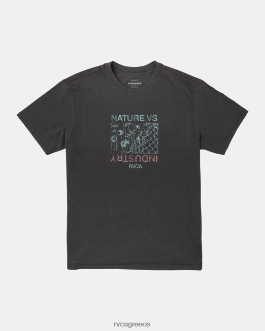 R422N8523 μπλουζάκι σύγκρουσης RVCA άνδρες μαύρος είδη ένδυσης