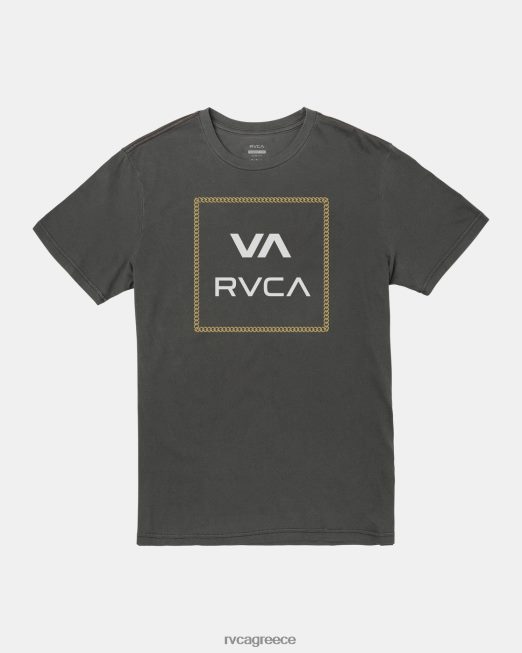R422N8528 va all way t-shirt RVCA άνδρες πειρατικό μαύρο είδη ένδυσης