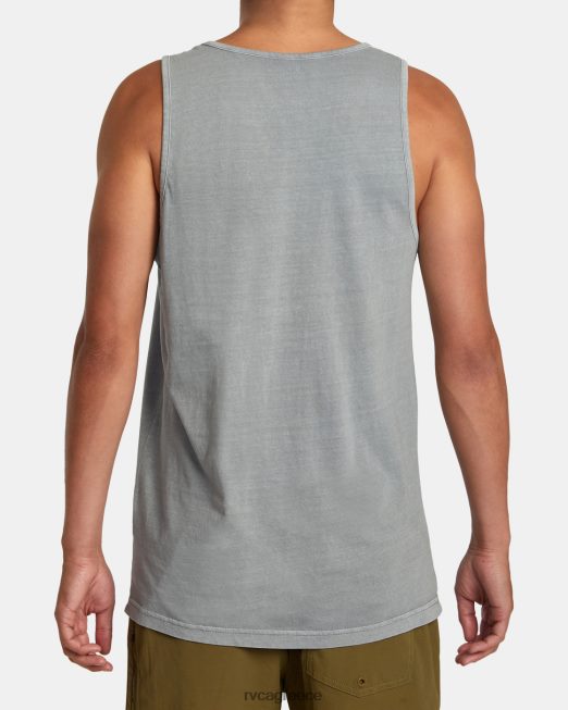 R422N8654 μπλουζάκι ptc pigment tank RVCA άνδρες μνημείο είδη ένδυσης