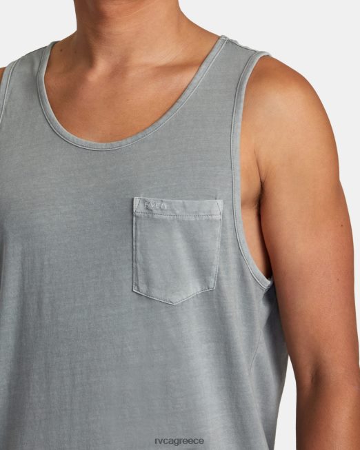 R422N8654 μπλουζάκι ptc pigment tank RVCA άνδρες μνημείο είδη ένδυσης