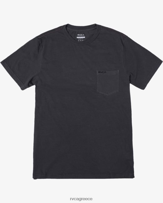 R422N8667 ptc 2 pigment tee RVCA άνδρες πειρατικό μαύρο είδη ένδυσης