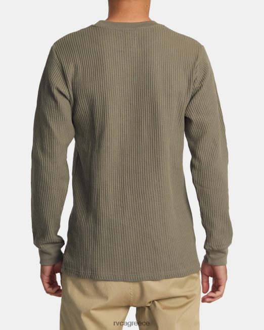 R422N8737 μακρυμάνικο θερμικό μπλουζάκι day shift RVCA άνδρες αλοή είδη ένδυσης