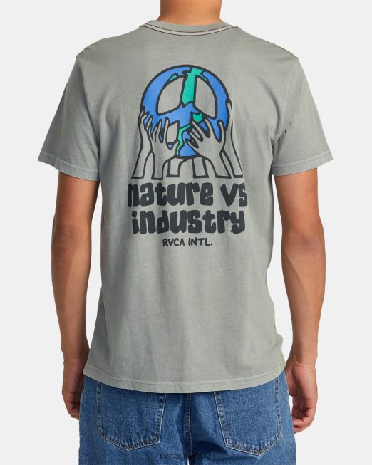 R422N889 Earth corp tee RVCA άνδρες μνημείο είδη ένδυσης