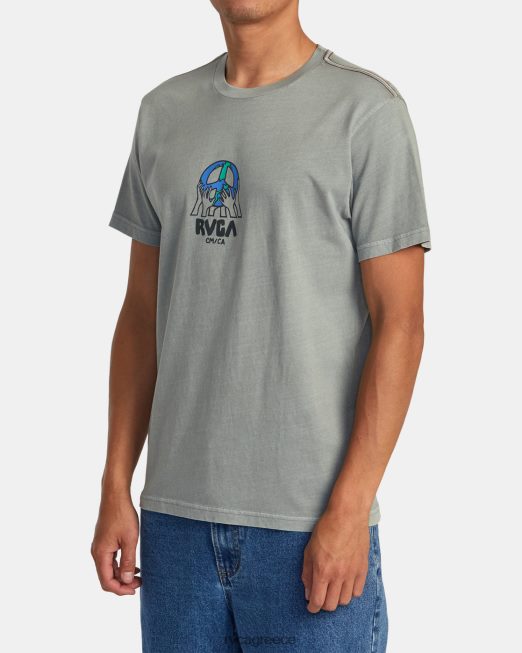 R422N889 Earth corp tee RVCA άνδρες μνημείο είδη ένδυσης