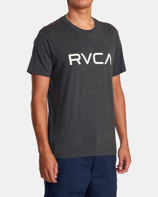 R422N8903 μεγάλο μπλουζάκι RVCA άνδρες μαύρος είδη ένδυσης