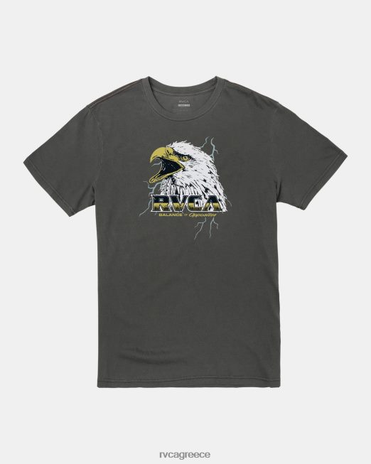 R422N894 screamin tee RVCA άνδρες πειρατικό μαύρο είδη ένδυσης