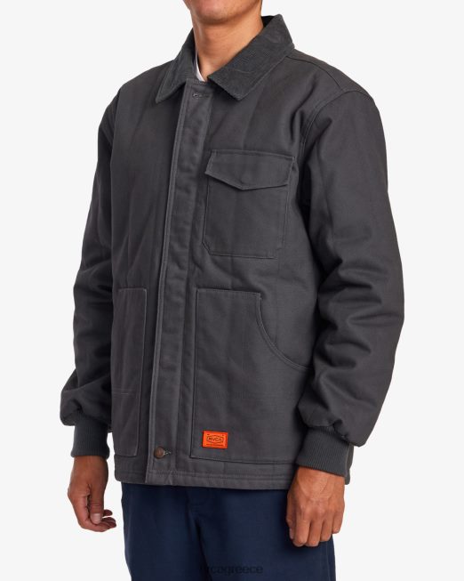 R422N81069 chainmail συν σακάκι RVCA άνδρες γκαράζ μπλε είδη ένδυσης