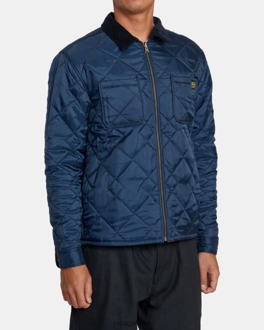 R422N8561 αναστρέψιμο φανελάκι dayshift RVCA άνδρες ΠΟΛΕΜΙΚΟ ΝΑΥΤΙΚΟ είδη ένδυσης