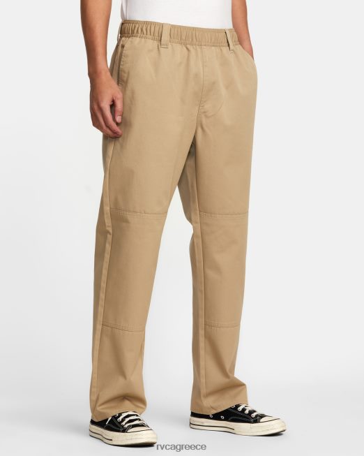 R422N8344 recession κολεξιόν americana ελαστικό παντελόνι μέσης RVCA άνδρες χακί είδη ένδυσης