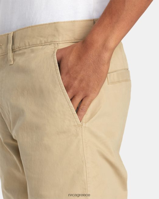 R422N8410 στιλέτα chino chinos RVCA άνδρες χακί είδη ένδυσης