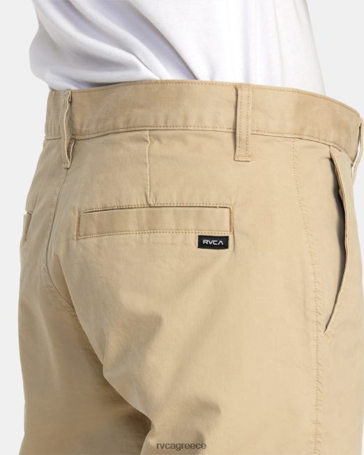 R422N8410 στιλέτα chino chinos RVCA άνδρες χακί είδη ένδυσης
