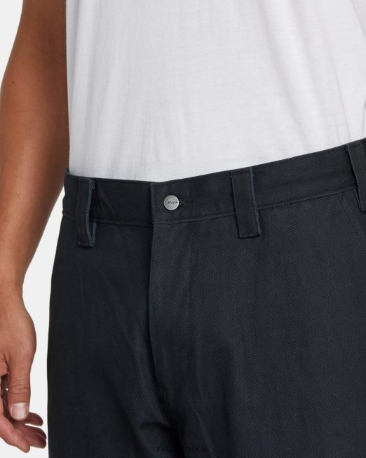 R422N8486 αμερικάνικα chinos RVCA άνδρες μαύρος είδη ένδυσης