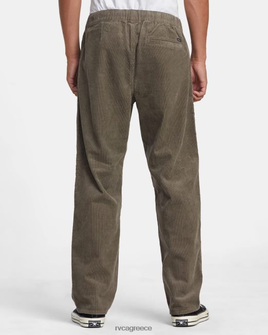 R422N8538 americana ελαστικό παντελόνι με κορδόνι μέσης RVCA άνδρες μανιτάρι είδη ένδυσης