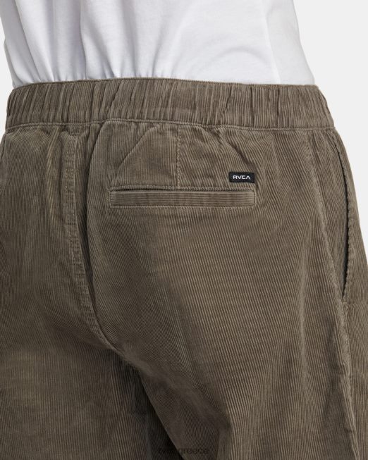 R422N8538 americana ελαστικό παντελόνι με κορδόνι μέσης RVCA άνδρες μανιτάρι είδη ένδυσης