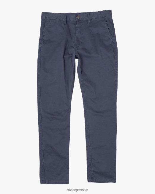 R422N8555 στιλέτα chino chinos RVCA άνδρες κυκλοθυμικό μπλε είδη ένδυσης