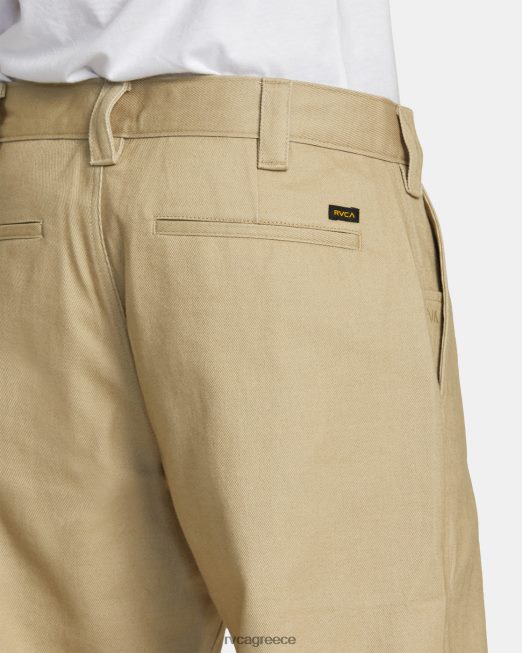 R422N8563 αμερικάνικα chinos RVCA άνδρες χακί είδη ένδυσης