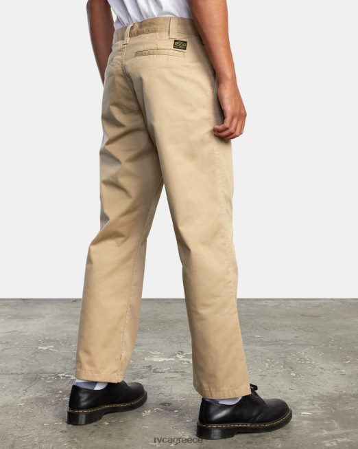 R422N8724 αμερικανικό παντελόνι chino RVCA άνδρες χακί είδη ένδυσης
