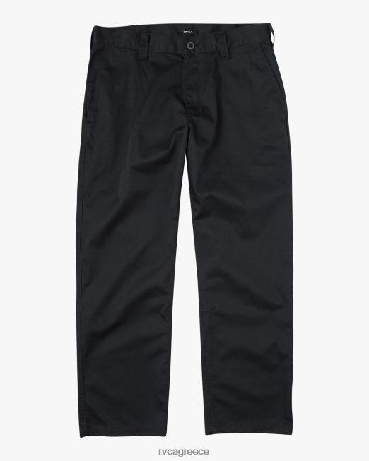 R422N8771 αμερικανικό παντελόνι chino RVCA άνδρες μαύρος είδη ένδυσης